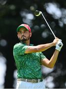 1 August 2021; Abraham Ancer of Mexico plays his tee shot on the fourth hole during round 4 of the men's individual stroke play at the Kasumigaseki Country Club during the 2020 Tokyo Summer Olympic Games in Kawagoe, Saitama, Japan. Photo by Ramsey Cardy/Sportsfile