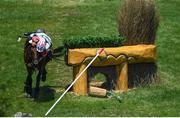 1 August 2021; Yoshiaki Oiwa of Japan riding Calle 44 during the eventing cross country team and individual session at the Sea Forest Cross-Country Course during the 2020 Tokyo Summer Olympic Games in Tokyo, Japan. Photo by Stephen McCarthy/Sportsfile