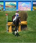 1 August 2021; Merel Blom of Netherlands riding The Quizmaster during the eventing cross country team and individual session at the Sea Forest Cross-Country Course during the 2020 Tokyo Summer Olympic Games in Tokyo, Japan. Photo by Stephen McCarthy/Sportsfile