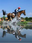 1 August 2021; Lauren Billys of Puerto Rico riding Castle Larchfield Purdy during the eventing cross country team and individual session at the Sea Forest Cross-Country Course during the 2020 Tokyo Summer Olympic Games in Tokyo, Japan. Photo by Stephen McCarthy/Sportsfile