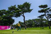 1 August 2021; Cameron Smith of Australia plays his tee shot on the third hole during round 4 of the men's individual stroke play at the Kasumigaseki Country Club during the 2020 Tokyo Summer Olympic Games in Kawagoe, Saitama, Japan. Photo by Ramsey Cardy/Sportsfile