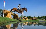 1 August 2021; Miroslav Trunda of Czech Republic riding Shutterflyke during the eventing cross country team and individual session at the Sea Forest Cross-Country Course during the 2020 Tokyo Summer Olympic Games in Tokyo, Japan. Photo by Stephen McCarthy/Sportsfile