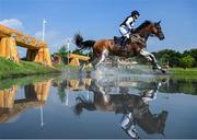 1 August 2021; Miroslav Trunda of Czech Republic riding Shutterflyke during the eventing cross country team and individual session at the Sea Forest Cross-Country Course during the 2020 Tokyo Summer Olympic Games in Tokyo, Japan. Photo by Stephen McCarthy/Sportsfile