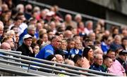 31 July 2021; Monaghan manager Seamus McEnaney watches on from the stand during the Ulster GAA Football Senior Championship Final match between Monaghan and Tyrone at Croke Park in Dublin. Photo by Harry Murphy/Sportsfile