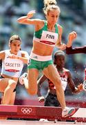 1 August 2021; Michelle Finn of Ireland in action during round one of the women's 3000 metres steeplechase at the Olympic Stadium on day nine of the 2020 Tokyo Summer Olympic Games in Tokyo, Japan. Photo by Giancarlo Colombo/Sportsfile
