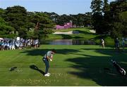 1 August 2021; Rory McIlroy of Ireland plays from the 10th tee box during the bronze medal playoff in round 4 of the men's individual stroke play at the Kasumigaseki Country Club during the 2020 Tokyo Summer Olympic Games in Kawagoe, Saitama, Japan. Photo by Ramsey Cardy/Sportsfile