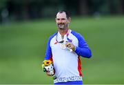 1 August 2021; Silver medalist Rory Sabbatini of Slovakia after the men's individual stroke play at the Kasumigaseki Country Club during the 2020 Tokyo Summer Olympic Games in Kawagoe, Saitama, Japan. Photo by Ramsey Cardy/Sportsfile