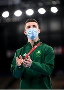 1 August 2021; Rhys McClenaghan of Ireland before the men's pommel horse final at the Ariake Gymnastics Centre during the 2020 Tokyo Summer Olympic Games in Tokyo, Japan. Photo by Stephen McCarthy/Sportsfile