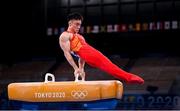1 August 2021; Wei Sun of China during the men's pommel horse final at the Ariake Gymnastics Centre during the 2020 Tokyo Summer Olympic Games in Tokyo, Japan. Photo by Stephen McCarthy/Sportsfile