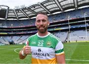 1 August 2021; Shane Dooley of Offaly after his side's victory in the Christy Ring Cup Final match between Derry and Offaly at Croke Park in Dublin. Photo by Piaras Ó Mídheach/Sportsfile