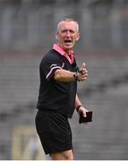 1 August 2021; Referee Brendan Rice during the TG4 Ladies Football All-Ireland Championship Quarter-Final match between Armagh and Meath at St Tiernach's Park in Clones, Monaghan. Photo by Sam Barnes/Sportsfile