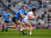 1 August 2021; Mark Dempsey of Kildare in action against John Small of Dublin during the Leinster GAA Football Senior Championship Final match between Dublin and Kildare at Croke Park in Dublin. Photo by Ray McManus/Sportsfile