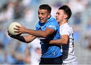 1 August 2021; Cormac Costello of Dublin in action against Darragh Malone of Kildare during the Leinster GAA Football Senior Championship Final match between Dublin and Kildare at Croke Park in Dublin. Photo by Piaras Ó Mídheach/Sportsfile