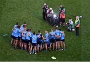 1 August 2021; The Dublin players celebrate after the Leinster GAA Football Senior Championship Final match between Dublin and Kildare at Croke Park in Dublin. Photo by Daire Brennan/Sportsfile