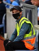 1 August 2021; All-Ireland and inter county referee David Coldrick, on duty as a Maor on Gate 4, during Amhrán na bhFiann before the Leinster GAA Football Senior Championship Final match between Dublin and Kildare at Croke Park in Dublin. Photo by Ray McManus/Sportsfile