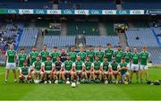 31 July 2021; The Fermanagh squad before the Lory Meagher Cup Final match between Fermanagh and Cavan at Croke Park in Dublin.  Photo by Ray McManus/Sportsfile