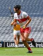 1 August 2021; Meehaul McGrath of Derry during the Christy Ring Cup Final match between Derry and Offaly at Croke Park in Dublin.  Photo by Ray McManus/Sportsfile