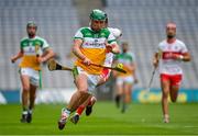 1 August 2021; Eoghan Cahill of Offaly during the Christy Ring Cup Final match between Derry and Offaly at Croke Park in Dublin.  Photo by Ray McManus/Sportsfile