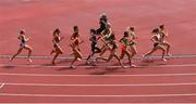 2 August 2021; Ciara Mageean of Ireland, centre, in action during round one of the women's 1500 metres at the Olympic Stadium on day ten of the 2020 Tokyo Summer Olympic Games in Tokyo, Japan. Photo by Ramsey Cardy/Sportsfile