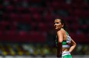 2 August 2021; Phil Healy of Ireland after finishing in 5th place during round one of the women's 200 metres at the Olympic Stadium on day ten of the 2020 Tokyo Summer Olympic Games in Tokyo, Japan. Photo by Ramsey Cardy/Sportsfile