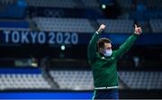 2 August 2021; Oliver Dingley of Ireland before the preliminary round of the men's 3m springboard at the Tokyo Aquatics Centre on day ten of the 2020 Tokyo Summer Olympic Games in Tokyo, Japan. Photo by Stephen McCarthy/Sportsfile