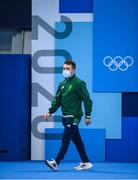 2 August 2021; Oliver Dingley of Ireland before the preliminary round of the men's 3m springboard at the Tokyo Aquatics Centre on day ten of the 2020 Tokyo Summer Olympic Games in Tokyo, Japan. Photo by Stephen McCarthy/Sportsfile