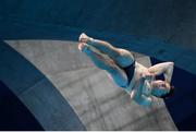 2 August 2021; Oliver Dingley of Ireland in action during the preliminary round of the men's 3m springboard at the Tokyo Aquatics Centre on day ten of the 2020 Tokyo Summer Olympic Games in Tokyo, Japan. Photo by Stephen McCarthy/Sportsfile