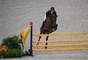 2 August 2021; Jesse Campbell of New Zealand riding Diachello during the eventing jumping team final and individual qualifier at the Equestrian Park during the 2020 Tokyo Summer Olympic Games in Tokyo, Japan. Photo by Brendan Moran/Sportsfile
