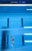 2 August 2021; Oliver Dingley of Ireland in action during the preliminary round of the men's 3m springboard at the Tokyo Aquatics Centre on day ten of the 2020 Tokyo Summer Olympic Games in Tokyo, Japan. Photo by Stephen McCarthy/Sportsfile