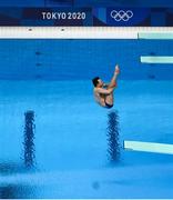 2 August 2021; Oliver Dingley of Ireland in action during the preliminary round of the men's 3m springboard at the Tokyo Aquatics Centre on day ten of the 2020 Tokyo Summer Olympic Games in Tokyo, Japan. Photo by Stephen McCarthy/Sportsfile