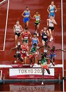 2 August 2021; A general view of the final of the men's 3000 metres steeplechase at the Olympic Stadium on day ten of the 2020 Tokyo Summer Olympic Games in Tokyo, Japan. Photo by Ramsey Cardy/Sportsfile