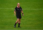 2 August 2021; Referee Shane Curley during the TG4 All-Ireland Senior Ladies Football Championship Quarter-Final match between Dublin and Donegal at Páirc Seán Mac Diarmada in Carrick-On-Shannon, Leitrim. Photo by Eóin Noonan/Sportsfile