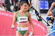 3 August 2021; Phil Healy of Ireland after finishing 4th in the women's 400 metres at the Olympic Stadium during the 2020 Tokyo Summer Olympic Games in Tokyo, Japan. Photo by Ramsey Cardy/Sportsfile