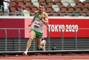 3 August 2021; Marcus Lawler of Ireland in action during the men's 200 metre heats at the Olympic Stadium during the 2020 Tokyo Summer Olympic Games in Tokyo, Japan. Photo by Ramsey Cardy/Sportsfile