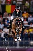 3 August 2021; Abdel Said of Egypt riding Bandit Savoie during the jumping individual qualifier at the Equestrian Park during the 2020 Tokyo Summer Olympic Games in Tokyo, Japan. Photo by Stephen McCarthy/Sportsfile
