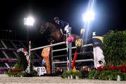 3 August 2021; Roberto Teran Tafur of Columbia riding Dez' Ooktoff during the jumping individual qualifier at the Equestrian Park during the 2020 Tokyo Summer Olympic Games in Tokyo, Japan. Photo by Stephen McCarthy/Sportsfile