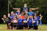 3 August 2021; Coach Daisy Earle with participants during the Bank of Ireland Leinster Rugby Summer Camp at Enniscorthy RFC in Enniscorthy, Wexford. Photo by Matt Browne/Sportsfile