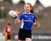 3 August 2021; Millie Balfe, age 10, in action during the Bank of Ireland Leinster Rugby Summer Camp at Enniscorthy RFC in Enniscorthy, Wexford. Photo by Matt Browne/Sportsfile