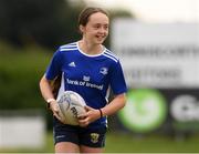 3 August 2021; Jenny Nolan, age 11, in action during the Bank of Ireland Leinster Rugby Summer Camp at Enniscorthy RFC in Enniscorthy, Wexford. Photo by Matt Browne/Sportsfile