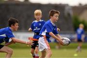 3 August 2021; Conor Delaney, age 11, in action during the Bank of Ireland Leinster Rugby Summer Camp at Enniscorthy RFC in Enniscorthy, Wexford. Photo by Matt Browne/Sportsfile