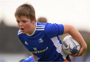 3 August 2021; Evan Dooley, age 10, in action during the Bank of Ireland Leinster Rugby Summer Camp at Enniscorthy RFC in Enniscorthy, Wexford. Photo by Matt Browne/Sportsfile