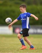 3 August 2021; Ruairi Coleman, age 7, in action during the Bank of Ireland Leinster Rugby Summer Camp at Enniscorthy RFC in Enniscorthy, Wexford. Photo by Matt Browne/Sportsfile