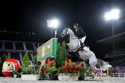 3 August 2021; Cian O'Connor of Ireland riding Kilkenny during the jumping individual qualifier at the Equestrian Park during the 2020 Tokyo Summer Olympic Games in Tokyo, Japan. Photo by Stephen McCarthy/Sportsfile
