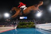 3 August 2021; Andre Thieme of Germany riding DSP Chakaria during the jumping individual qualifier at the Equestrian Park during the 2020 Tokyo Summer Olympic Games in Tokyo, Japan. Photo by Stephen McCarthy/Sportsfile