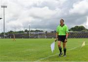 2 August 2021; Sideline official Vera Carey during the TG4 All-Ireland Senior Ladies Football Championship Quarter-Final match between Mayo and Galway at Elverys MacHale Park in Castlebar, Co Mayo. Photo by Piaras Ó Mídheach/Sportsfile