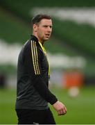 3 August 2021; Bohemians performance coach Philip McMahon before the UEFA Europa Conference League third qualifying round first leg match between Bohemians and PAOK at Aviva Stadium in Dublin. Photo by Harry Murphy/Sportsfile