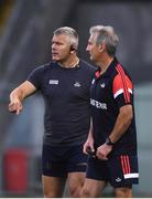 31 July 2021; Cork selector Diarmuid O'Sullivan, left, and manager Kieran Kingston during the GAA Hurling All-Ireland Senior Championship Quarter-Final match between Dublin and Cork at Semple Stadium in Thurles, Tipperary. Photo by David Fitzgerald/Sportsfile