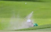 4 August 2021; Leona Maguire of Ireland chips out of a bunker on to the 11th green during round one of the women's individual stroke play at the Kasumigaseki Country Club during the 2020 Tokyo Summer Olympic Games in Kawagoe, Saitama, Japan. Photo by Brendan Moran/Sportsfile
