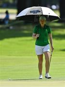 4 August 2021; Stephanie Meadow of Ireland makes her way to her ball on the 13th green during round one of the women's individual stroke play at the Kasumigaseki Country Club during the 2020 Tokyo Summer Olympic Games in Kawagoe, Saitama, Japan. Photo by Brendan Moran/Sportsfile