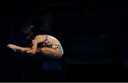 4 August 2021; Alais Kalonji of France in action during the preliminary round of the women's 10 metre platform at the Tokyo Aquatics Centre on day ten of the 2020 Tokyo Summer Olympic Games in Tokyo, Japan. Photo by Ramsey Cardy/Sportsfile